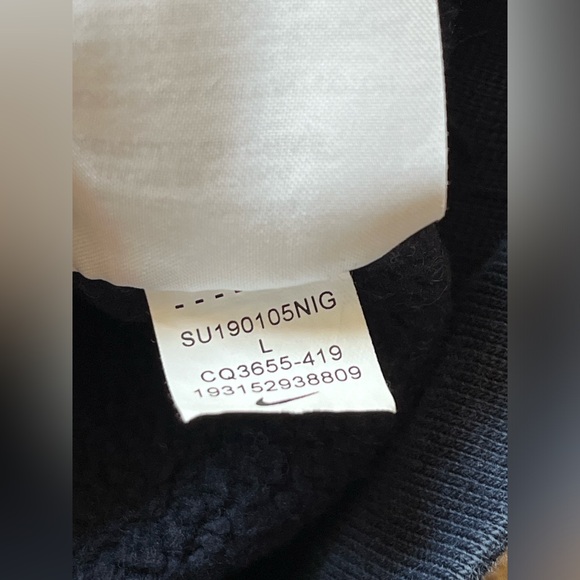 Nike Stranger Things Hawkins High Phys Ed Blue Hoodie Mens Size Large CQ3655-419 - Picture 7 of 8